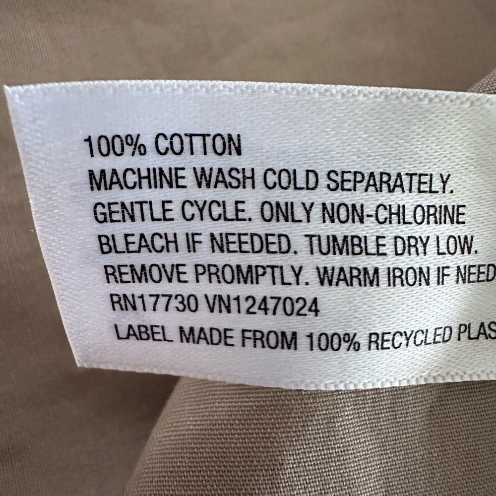 Prologue x Target Cotton Puff Sleeve Shift Dress Tan Khaki XL - Picture 7 of 11